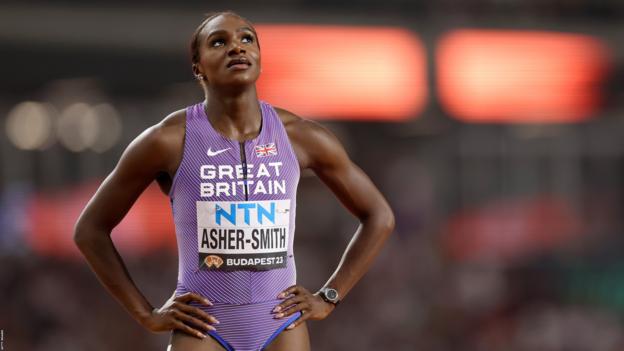 A disappointed Dina Asher-Smith